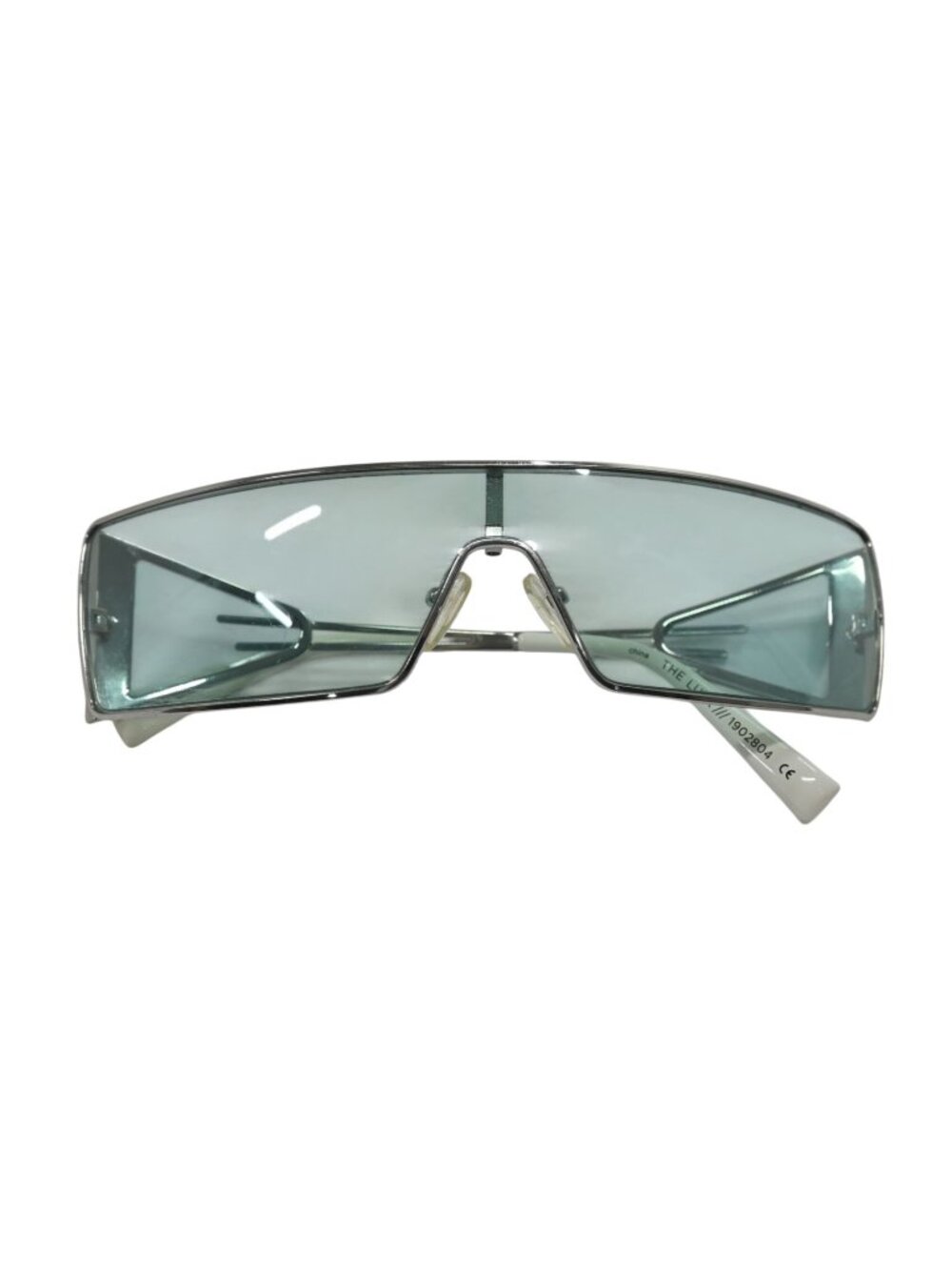 Le Specs Adam Selman The Luxx Squared Sunglasses 1902804 in Silver Blue - Picture 1 of 6
